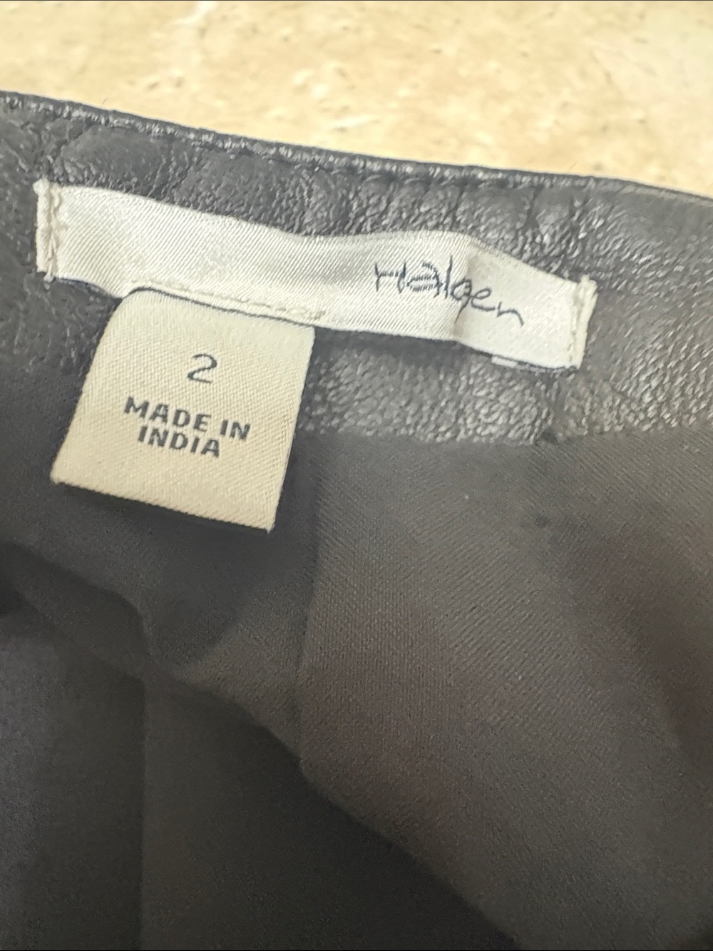 NWOT halogen leather and spandex skirt - Picture 8 of 10